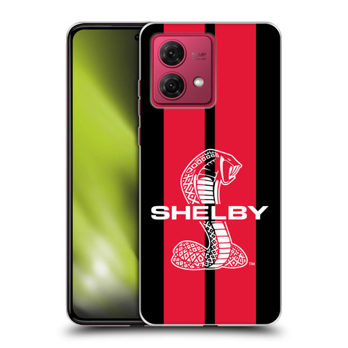 Shelby Car Graphics Red Soft Gel Case for Motorola Moto G84 5G