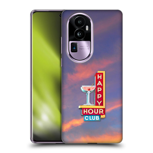Larry Grossman Retro Collection Happy Hour Club Soft Gel Case for OPPO Reno10 Pro+
