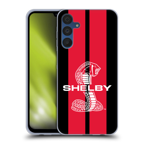 Shelby Car Graphics Red Soft Gel Case for Samsung Galaxy A15 & MagSafe