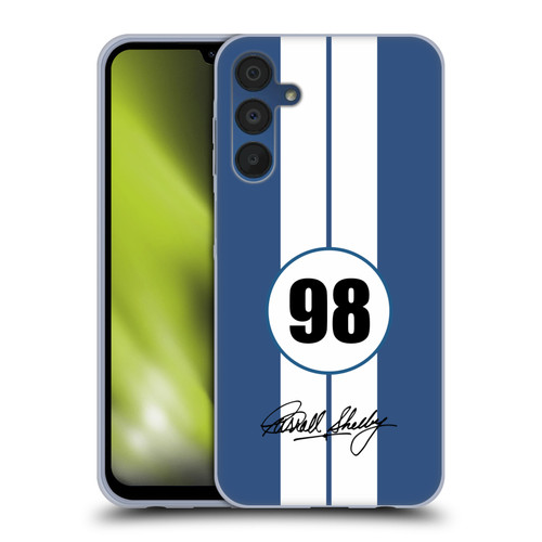 Shelby Car Graphics 1965 427 S/C Blue Soft Gel Case for Samsung Galaxy A15