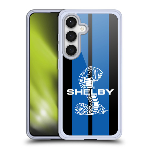 Shelby Car Graphics Blue Soft Gel Case for Samsung Galaxy S24 5G & MagSafe