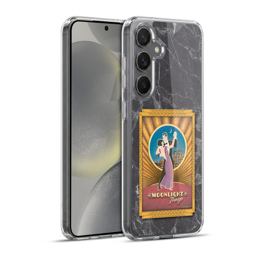 Larry Grossman Retro Collection Moonlight Tango Soft Gel Case for Samsung Galaxy S24+ 5G & MagSafe