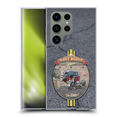 Larry Grossman Retro Collection Hot Rods Forever Soft Gel Case for Samsung Galaxy S24 Ultra 5G