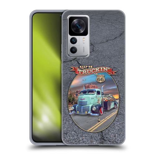 Larry Grossman Retro Collection Keep on Truckin' Rt. 66 Soft Gel Case for Xiaomi 12T 5G / 12T Pro 5G / Redmi K50 Ultra 5G