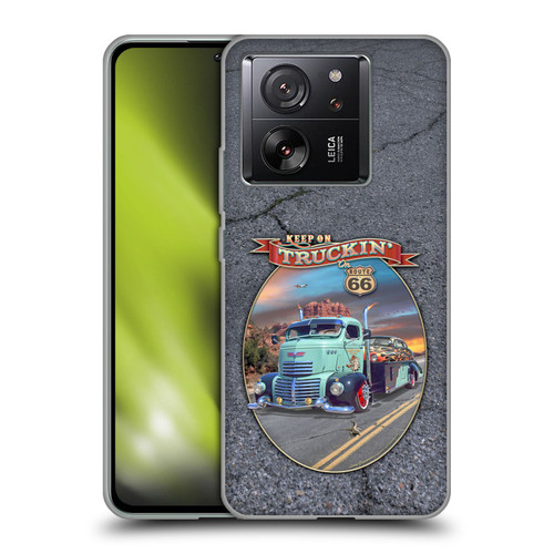 Larry Grossman Retro Collection Keep on Truckin' Rt. 66 Soft Gel Case for Xiaomi 13T 5G / 13T Pro 5G