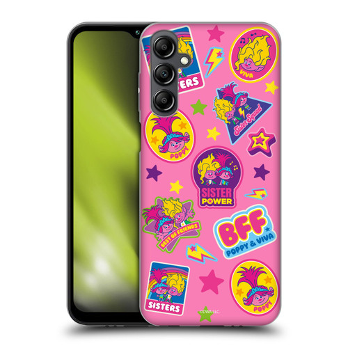 Trolls 3: Band Together Art Pink Pattern Soft Gel Case for Samsung Galaxy M14 5G