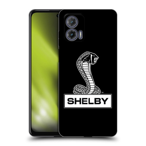 Shelby Logos Plain Soft Gel Case for Motorola Moto G73 5G
