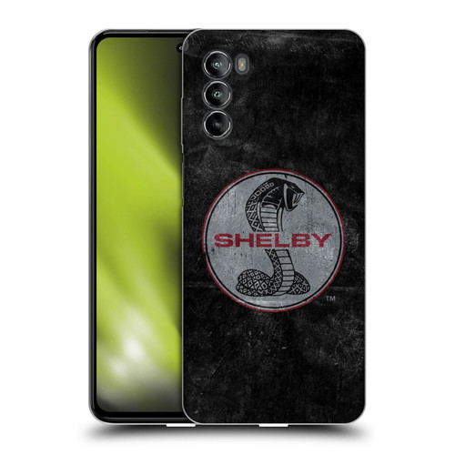 Shelby Logos Distressed Black Soft Gel Case for Motorola Moto G82 5G