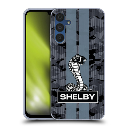 Shelby Logos Camouflage Soft Gel Case for Samsung Galaxy A15