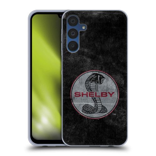 Shelby Logos Distressed Black Soft Gel Case for Samsung Galaxy A15