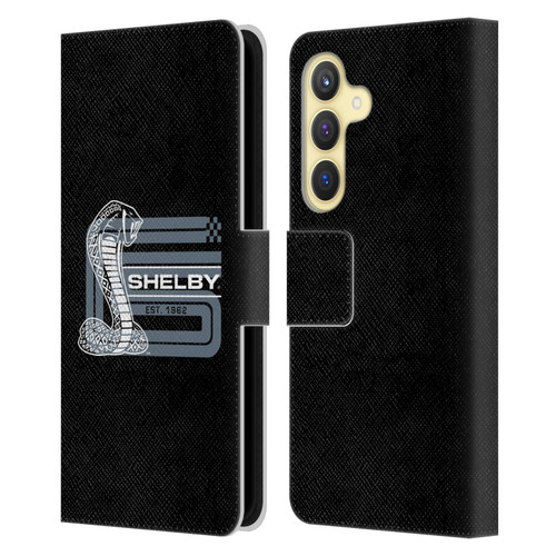 Shelby Logos CS Super Snake Leather Book Wallet Case Cover For Samsung Galaxy S24 5G
