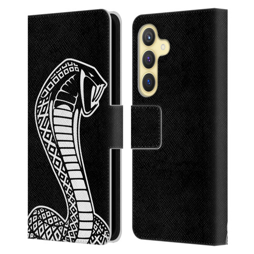Shelby Logos Oversized Leather Book Wallet Case Cover For Samsung Galaxy S24 5G