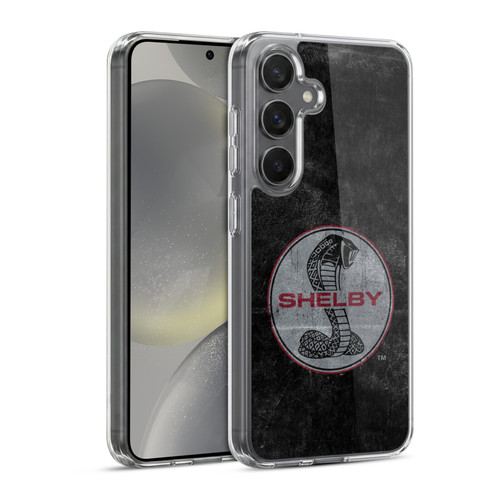 Shelby Logos Distressed Black Soft Gel Case for Samsung Galaxy S24 5G