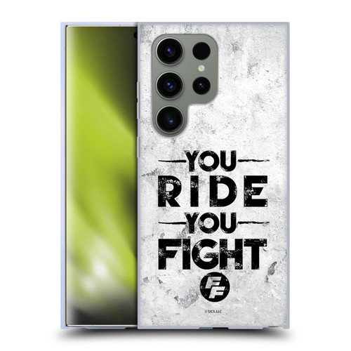 Fast & Furious Franchise Graphics You Ride You Fight Soft Gel Case for Samsung Galaxy S24 Ultra 5G