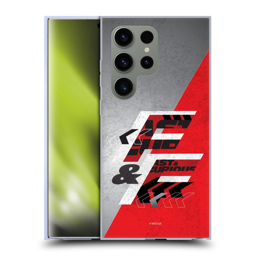 Fast & Furious Franchise Logo Art F&F Red Soft Gel Case for Samsung Galaxy S24 Ultra 5G