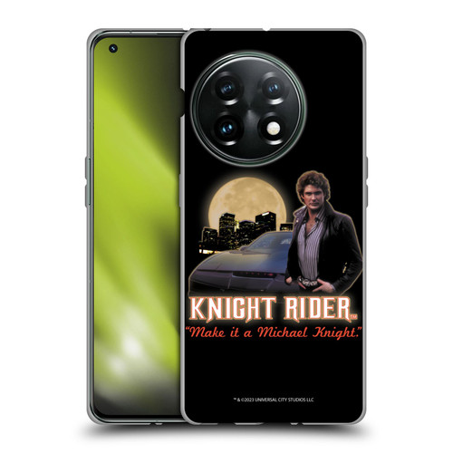 Knight Rider Core Graphics Poster Soft Gel Case for OnePlus 11 5G