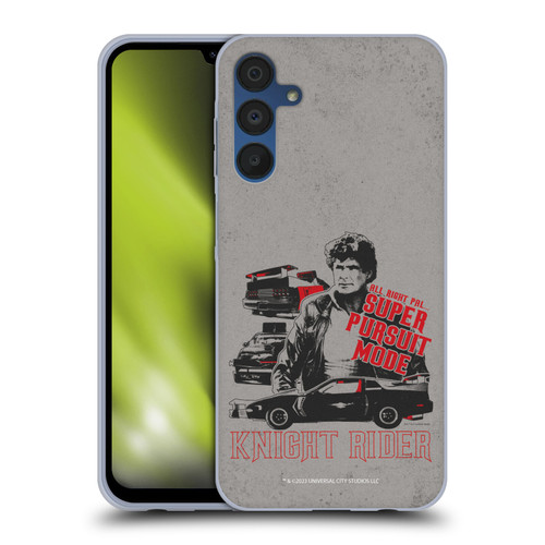 Knight Rider Core Graphics Super Pursuit Mode Soft Gel Case for Samsung Galaxy A15