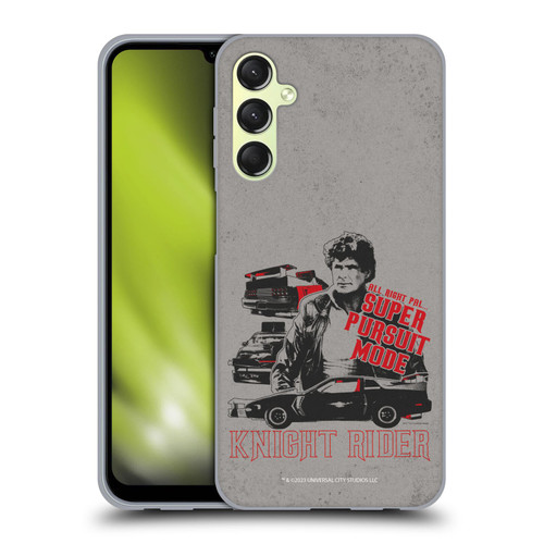 Knight Rider Core Graphics Super Pursuit Mode Soft Gel Case for Samsung Galaxy A24 4G / Galaxy M34 5G