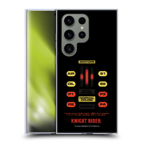 Knight Rider Core Graphics Kitt Control Panel Soft Gel Case for Samsung Galaxy S24 Ultra 5G