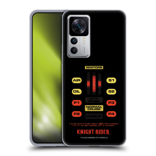 Knight Rider Core Graphics Kitt Control Panel Soft Gel Case for Xiaomi 12T 5G / 12T Pro 5G / Redmi K50 Ultra 5G