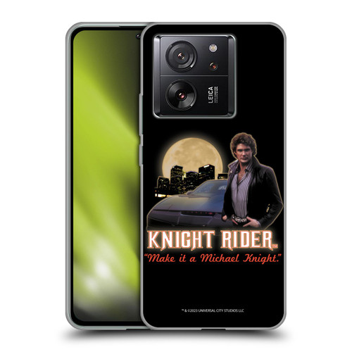 Knight Rider Core Graphics Poster Soft Gel Case for Xiaomi 13T 5G / 13T Pro 5G