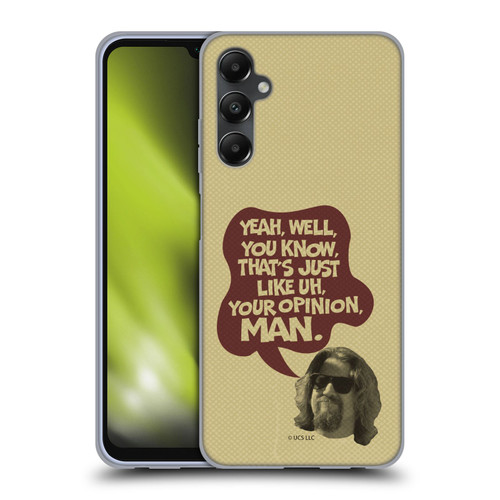 The Big Lebowski Graphics The Dude Opinion Soft Gel Case for Samsung Galaxy A05s