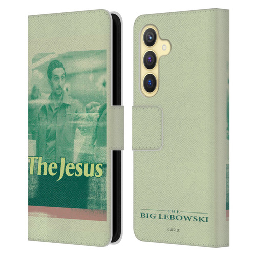 The Big Lebowski Graphics The Jesus Leather Book Wallet Case Cover For Samsung Galaxy S24 5G