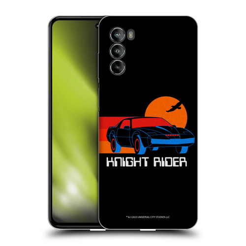 Knight Rider Graphics Kitt Sunset Soft Gel Case for Motorola Moto G82 5G
