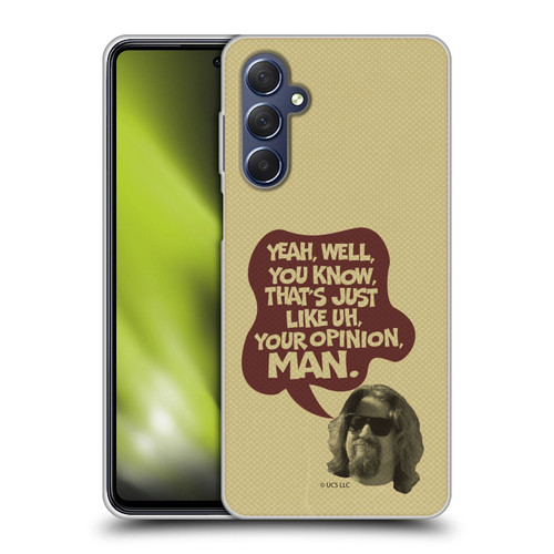 The Big Lebowski Graphics The Dude Opinion Soft Gel Case for Samsung Galaxy M54 5G