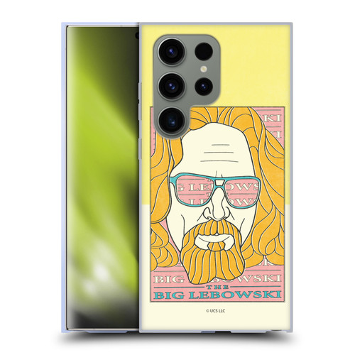 The Big Lebowski Graphics The Dude Head Soft Gel Case for Samsung Galaxy S24 Ultra 5G