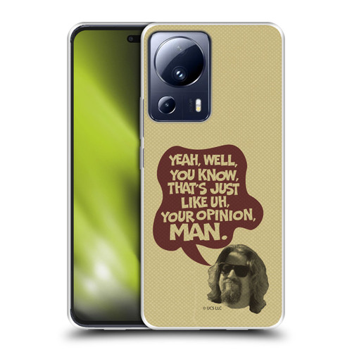 The Big Lebowski Graphics The Dude Opinion Soft Gel Case for Xiaomi 13 Lite 5G