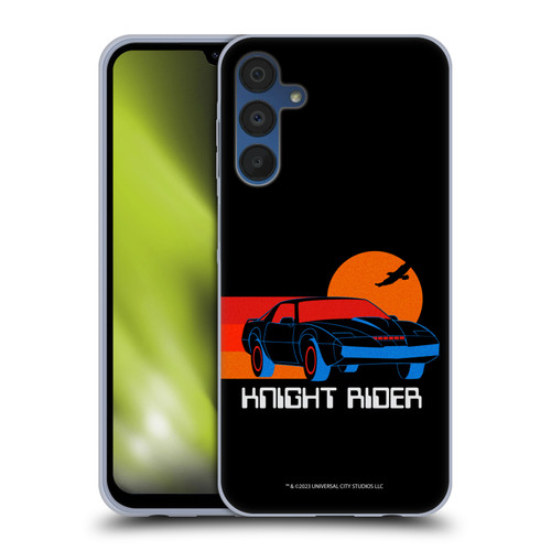 Knight Rider Graphics Kitt Sunset Soft Gel Case for Samsung Galaxy A15