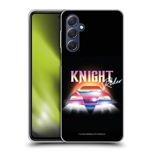 Knight Rider Graphics Kitt 80's Neon Soft Gel Case for Samsung Galaxy M54 5G