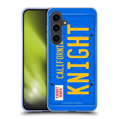 Knight Rider Graphics Plate Number Soft Gel Case for Samsung Galaxy S24+ 5G