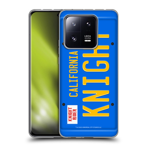 Knight Rider Graphics Plate Number Soft Gel Case for Xiaomi 13 Pro 5G