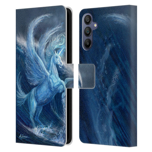 Anthony Christou Art Water Pegasus Leather Book Wallet Case Cover For Samsung Galaxy A15