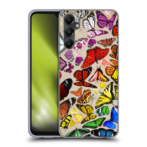 Anthony Christou Art Rainbow Butterflies Soft Gel Case for Samsung Galaxy A05s