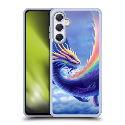 Anthony Christou Art Rainbow Dragon Soft Gel Case for Samsung Galaxy M54 5G
