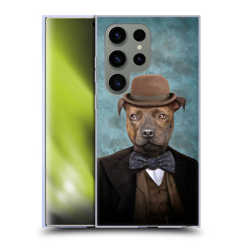 Anthony Christou Art Sir Edmund Bulldog Soft Gel Case for Samsung Galaxy S24 Ultra 5G