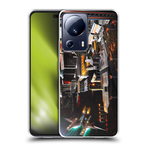 Anthony Christou Art Space Station Soft Gel Case for Xiaomi 13 Lite 5G