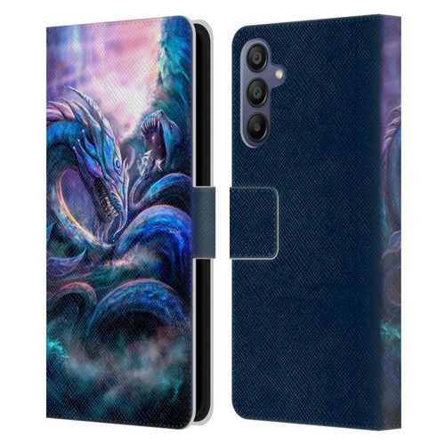 Anthony Christou Fantasy Art Leviathan Dragon Leather Book Wallet Case Cover For Samsung Galaxy A15