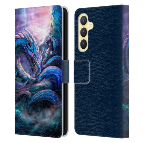 Anthony Christou Fantasy Art Leviathan Dragon Leather Book Wallet Case Cover For Samsung Galaxy S23 FE 5G