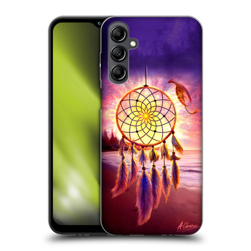 Anthony Christou Fantasy Art Beach Dragon Dream Catcher Soft Gel Case for Samsung Galaxy M14 5G