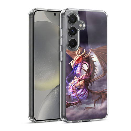 Anthony Christou Fantasy Art Bone Dragon Soft Gel Case for Samsung Galaxy S24 5G & MagSafe