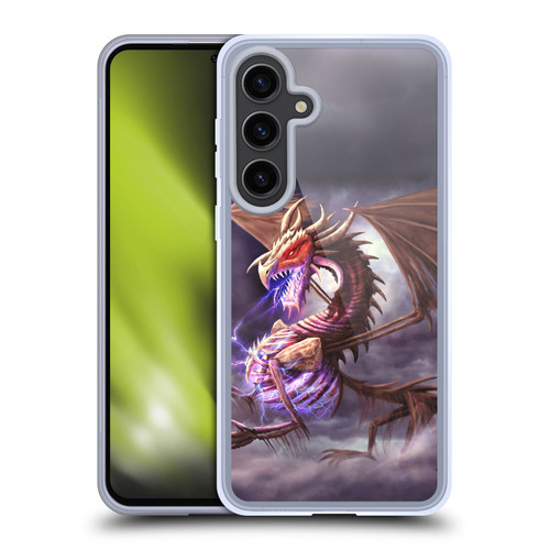 Anthony Christou Fantasy Art Bone Dragon Soft Gel Case for Samsung Galaxy S24+ 5G