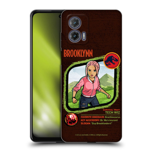 Jurassic World: Camp Cretaceous Character Art Brooklynn Soft Gel Case for Motorola Moto G73 5G