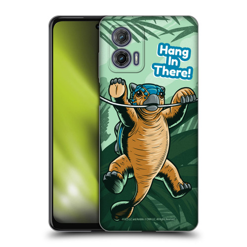 Jurassic World: Camp Cretaceous Character Art Hang In There Soft Gel Case for Motorola Moto G73 5G