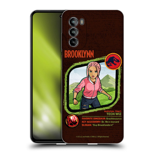 Jurassic World: Camp Cretaceous Character Art Brooklynn Soft Gel Case for Motorola Moto G82 5G