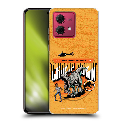 Jurassic World: Camp Cretaceous Character Art Champ Down Soft Gel Case for Motorola Moto G84 5G