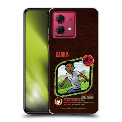 Jurassic World: Camp Cretaceous Character Art Darius Soft Gel Case for Motorola Moto G84 5G